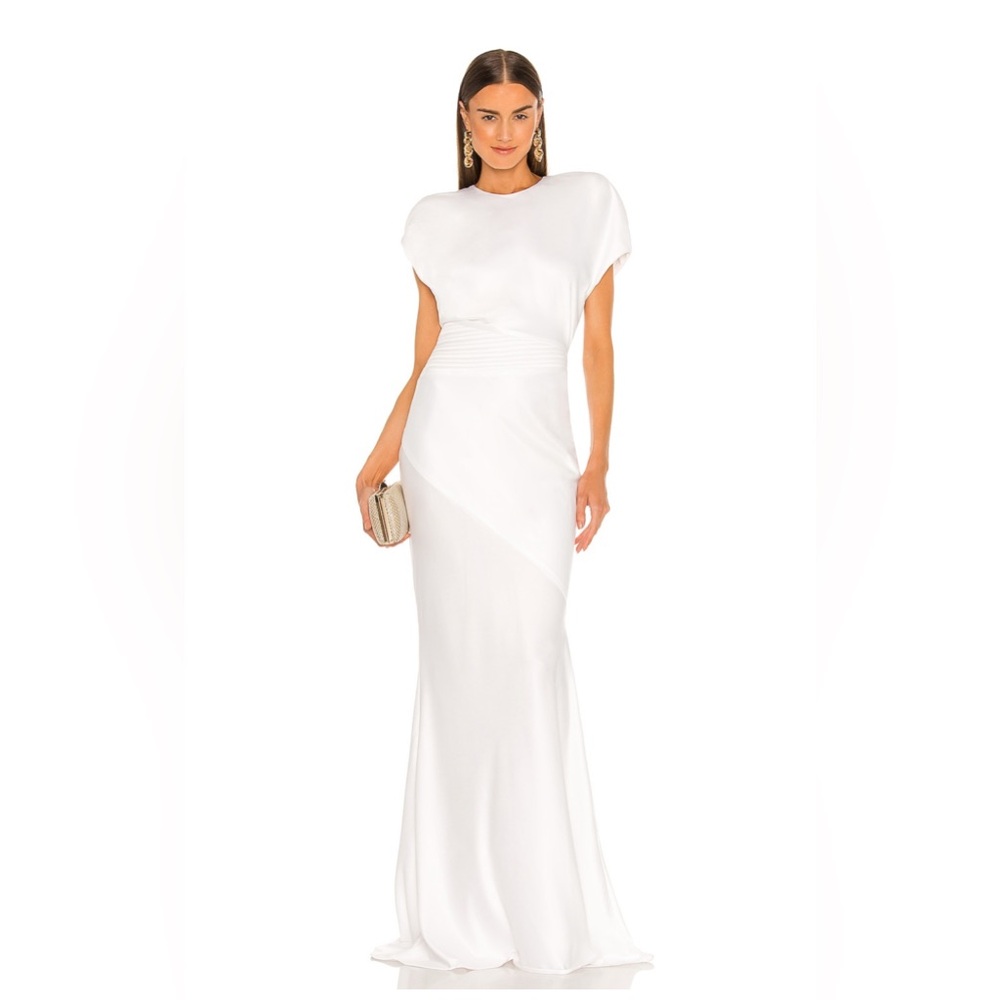 Zhivago White Dolman Sleeve Maxi Gown